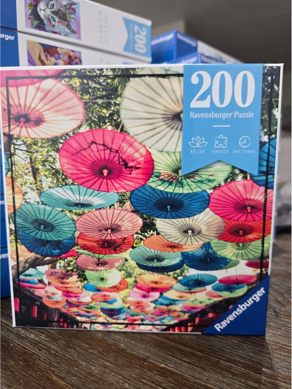 Ravensburger 200 Piece Puzzle - Colorful Umbrella Canopy